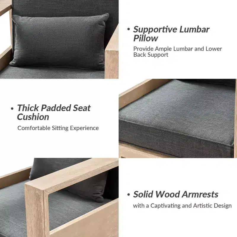 Amilcare Chaise Lounge with Adjustable Backrest Set of 2|HULALA HOME