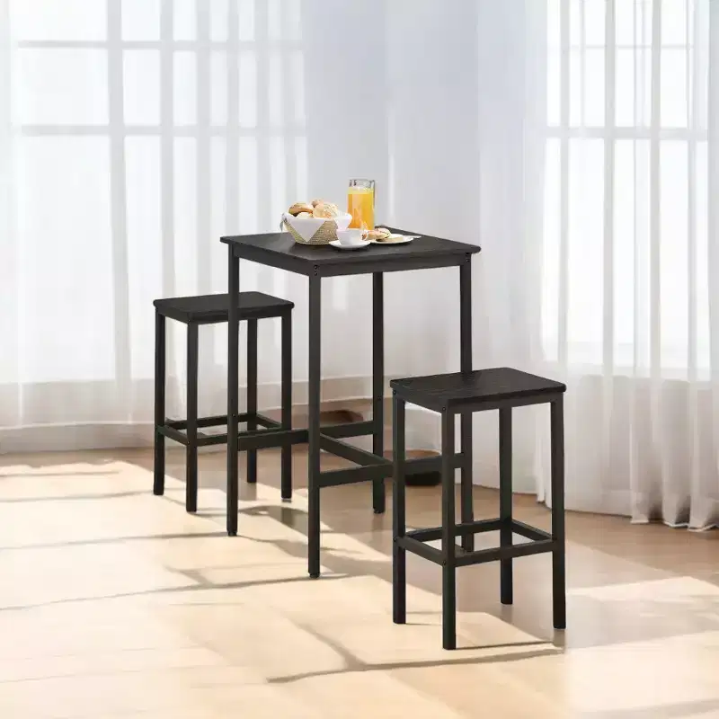 Bar Table With Stools Pub Table And Chairs Set Small Dining Table For 2 Counter Height Table High Top Table Bar Height Table And Chairs Dining Table