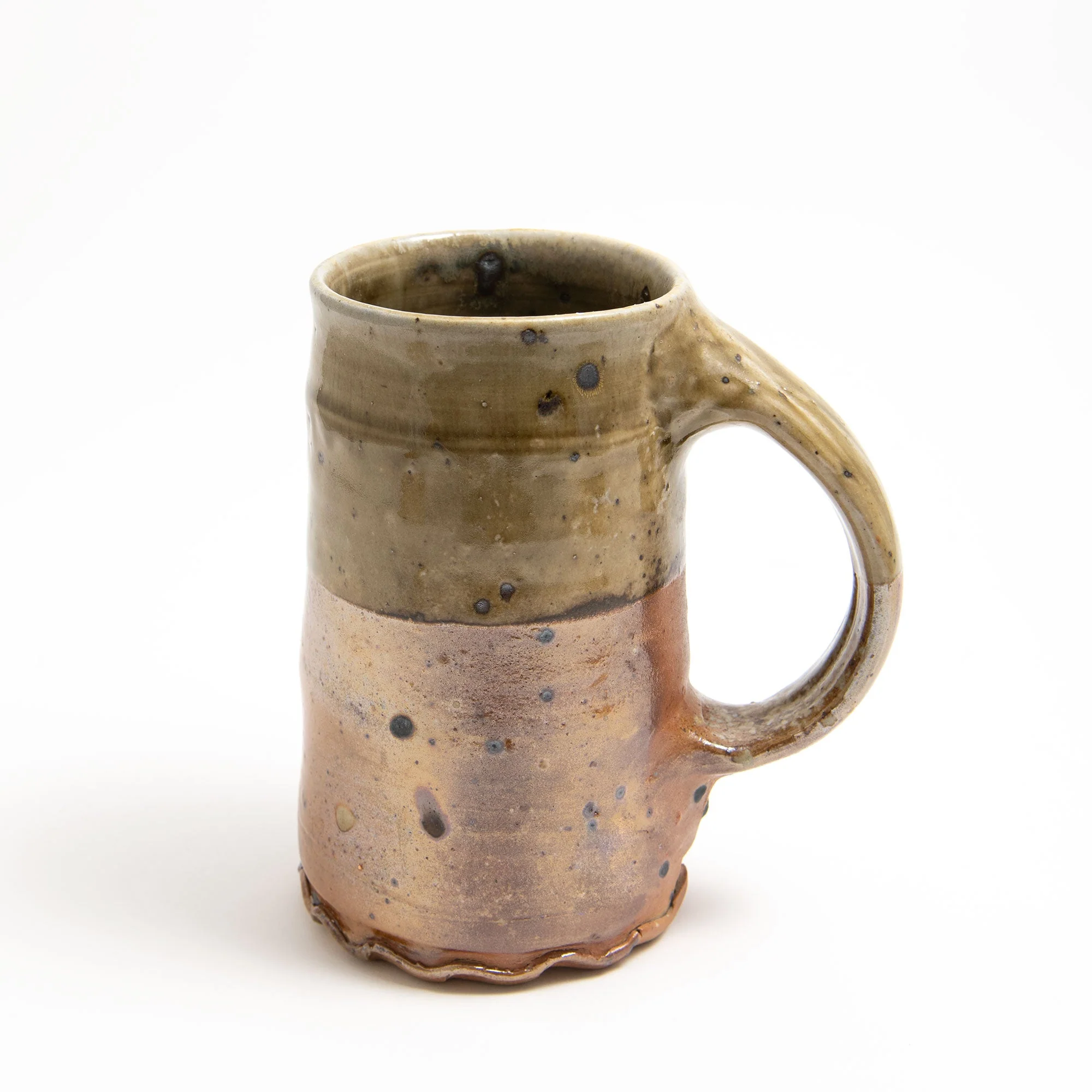 Natural Ash Celadon Beer Tankard