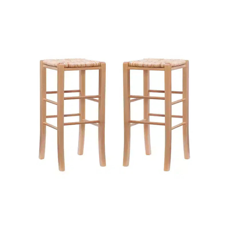 Set of 2 Gianna Backless Barstools - Linon