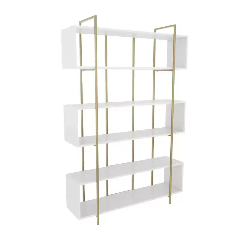 Modern Bookcase with Open Shelves
