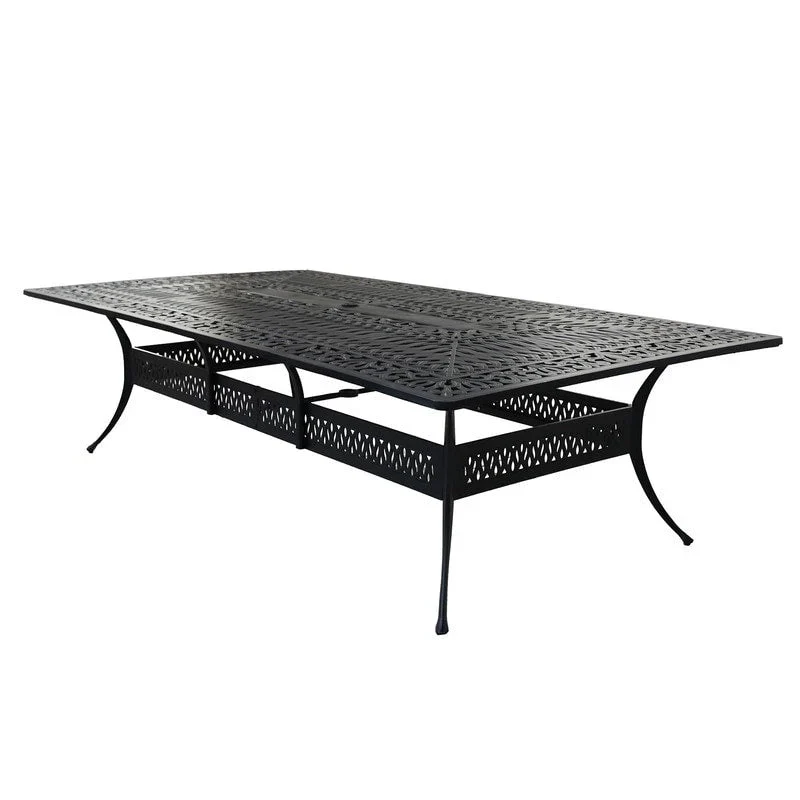 Manasquan 13-piece Gunmetal Aluminum Dining Set by Havenside Home