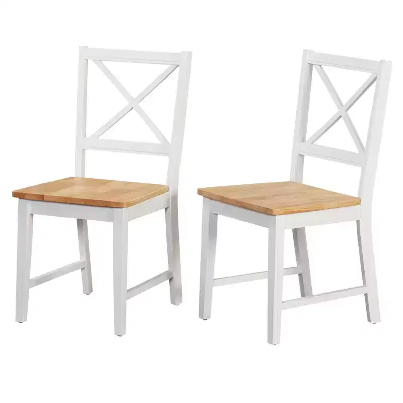 Solid Wood Cross Back Dining Chair