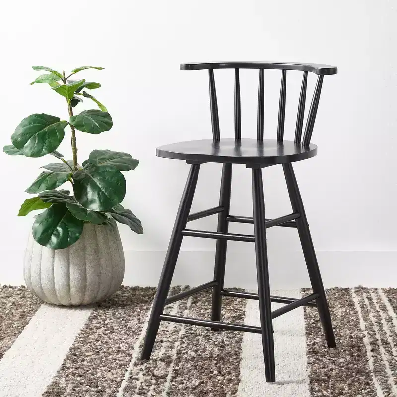Jay Wood Counter Stool - BST1403 - Safavieh