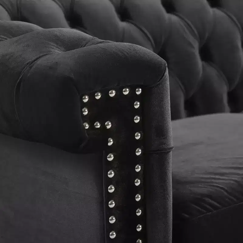 Christopher Knight Home Parkhurst 3 Seater Sofa with Nailhead Trim