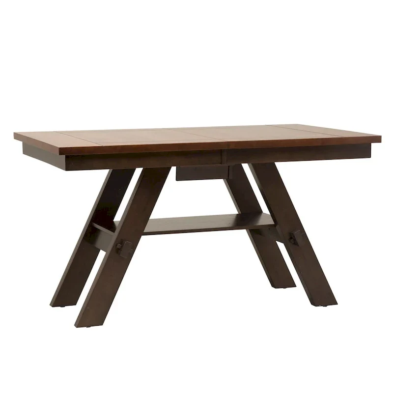 Industrial Counter Height Pub Table with 2 PU Upholstered Stools