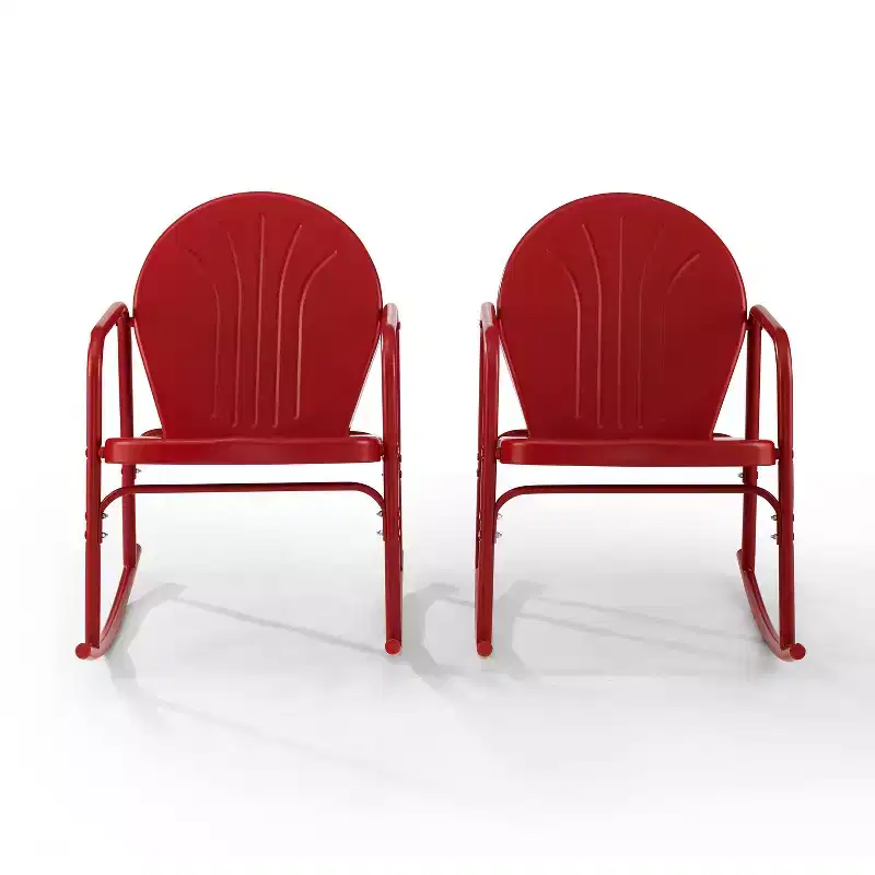 Griffith Set of 2 Metal Rocking Chairs - Crosley