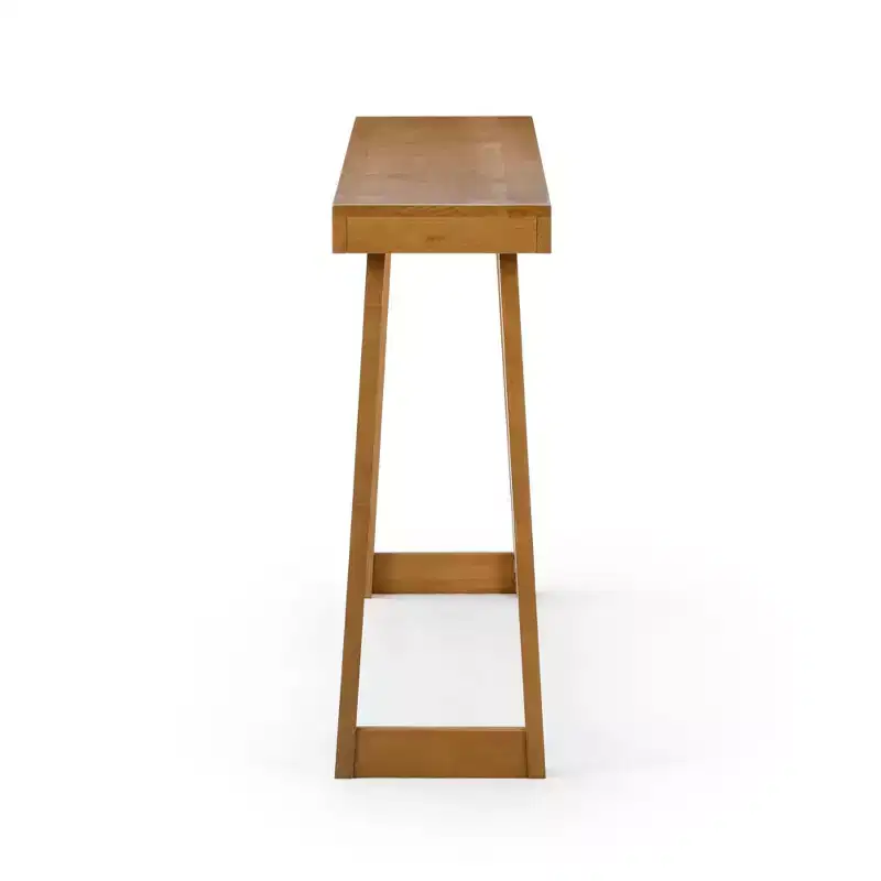 Plank+Beam Solid Wood 66 Console Table, Classic Entryway Table, Narrow Foyer Table