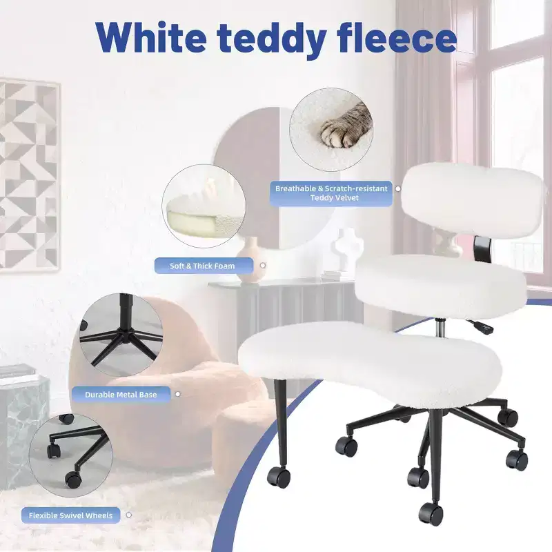 JIONJOY Ergonomic Cross-Legged Meditation & Office Chair - 360 Swivel, Adjustable Height, Multi-Position Seat