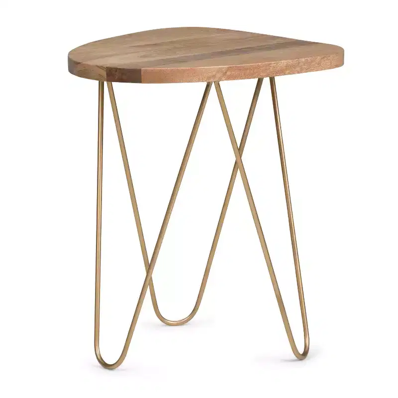 Tillman Metal and Wood Accent Table
