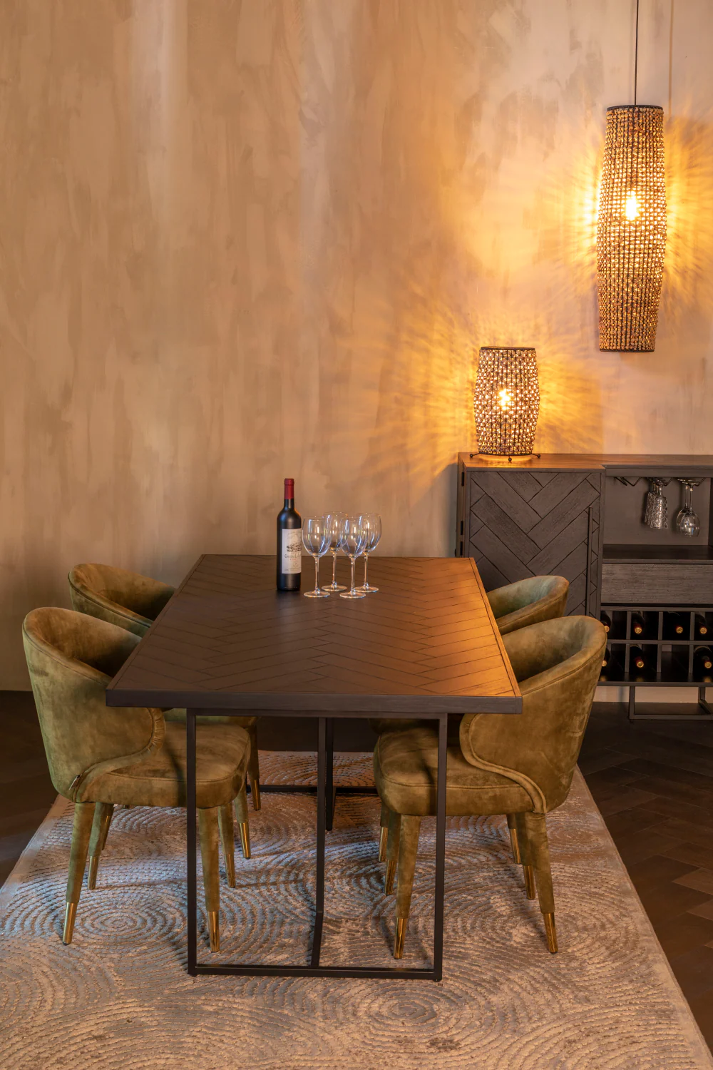 Rectangular Acacia Dining Table