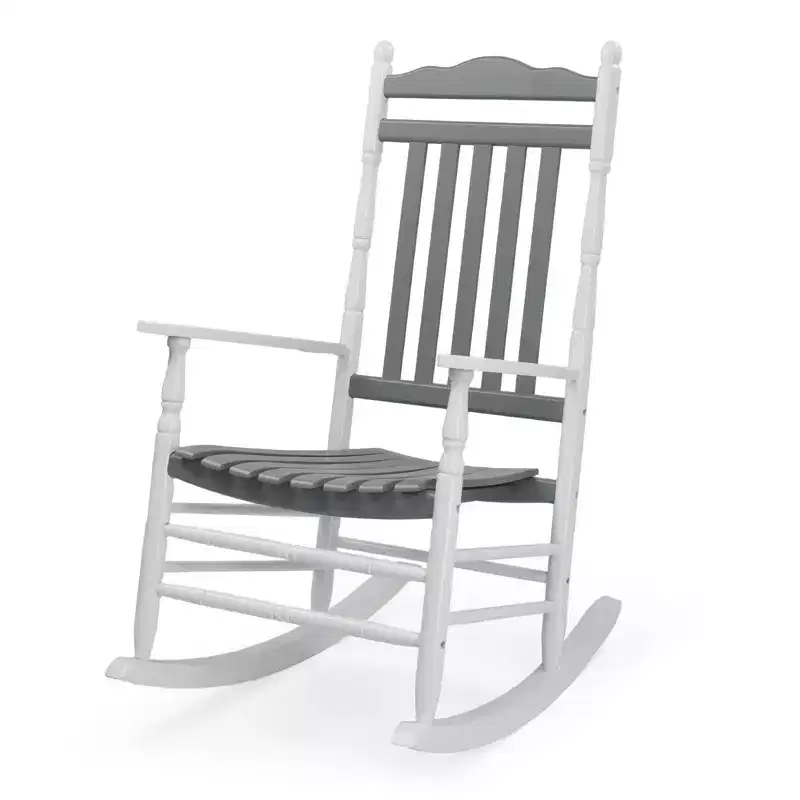 Karl Home | Classic Solid Wood Patio Rocking Chair