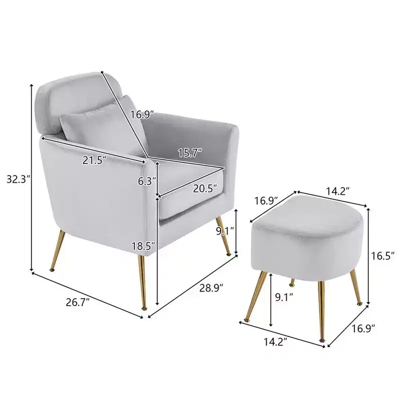 Solid Wood Armchair