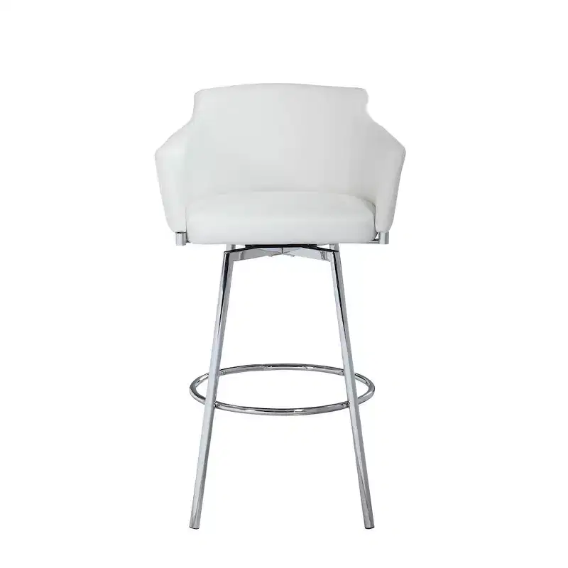 Chintaly Imports,Modern Club Counter Stool Memory Swivel
