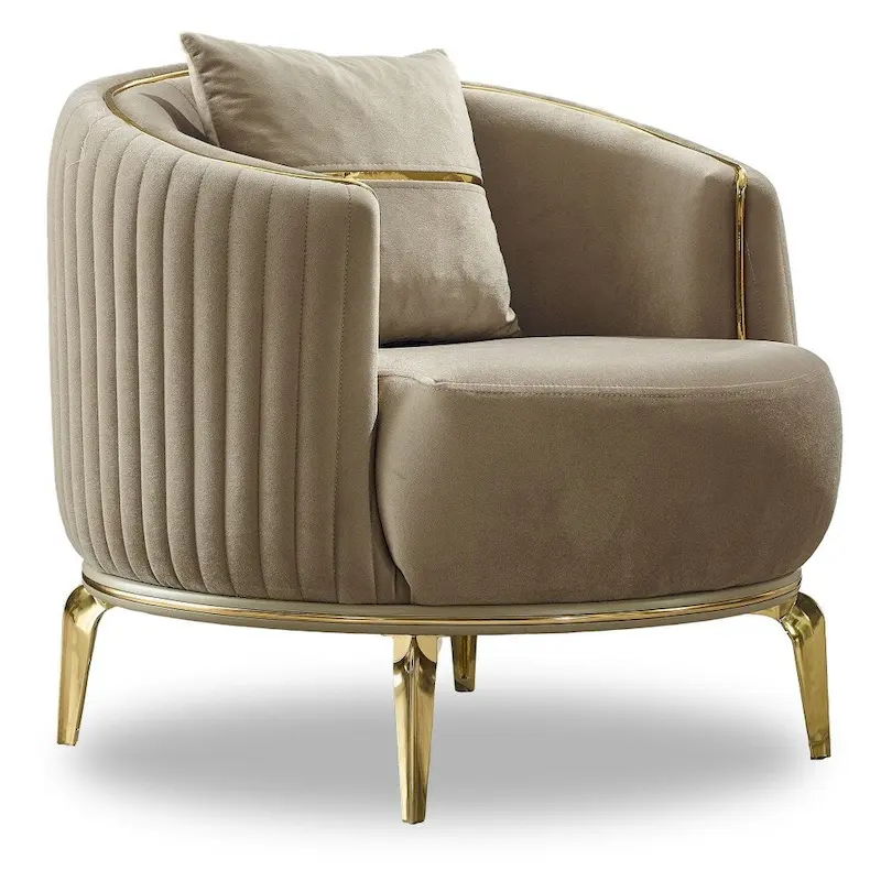 Arianna 4-Pieces Two Sofa Two Chair Living Room Set