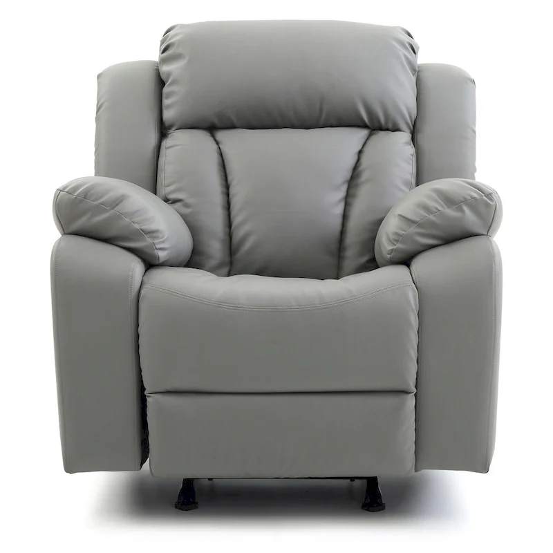 Daria Faux Leather Upholstery Reclining Chair - 38L x 37W x 41H