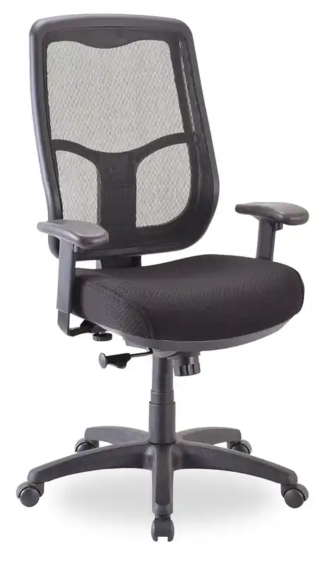 26.8 Office Chair - Black with Mesh Back
