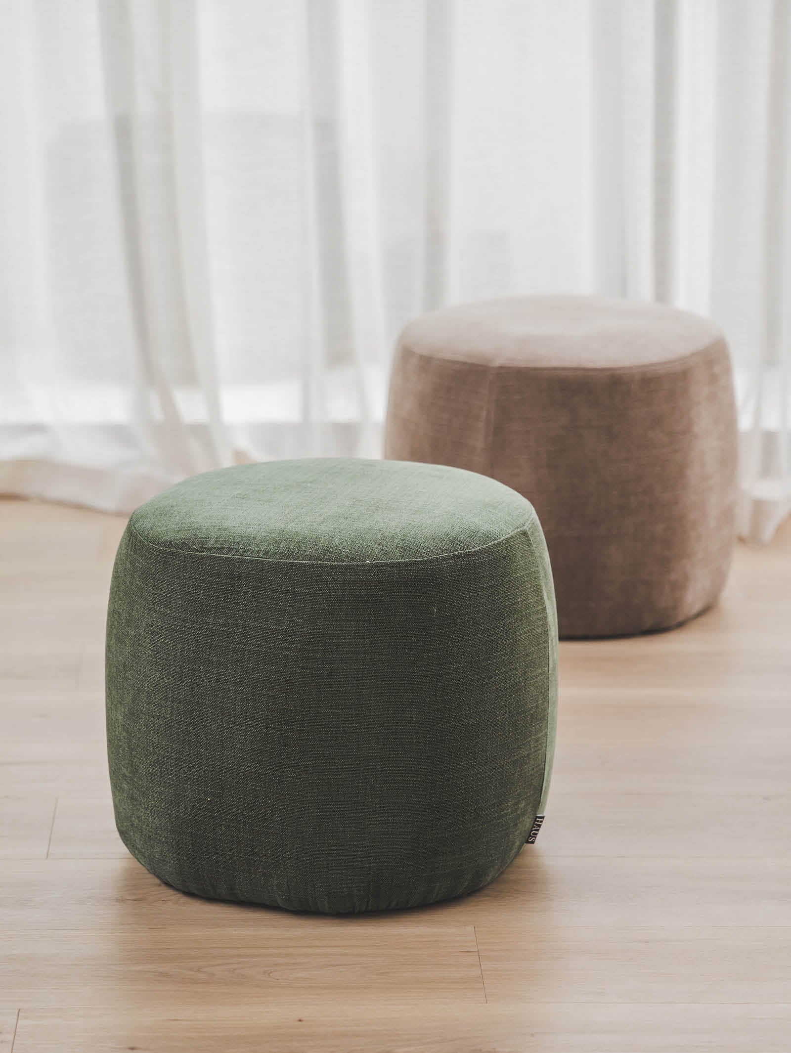 Fabric Ottoman for Living Room