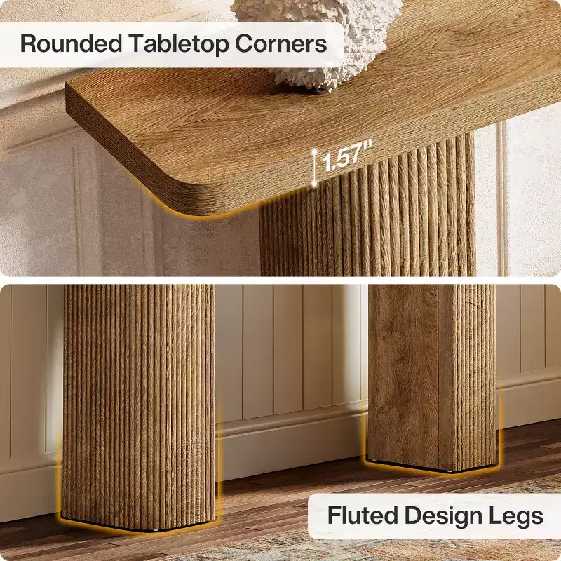 Lantine 63-Inch Long Entryway Console Table