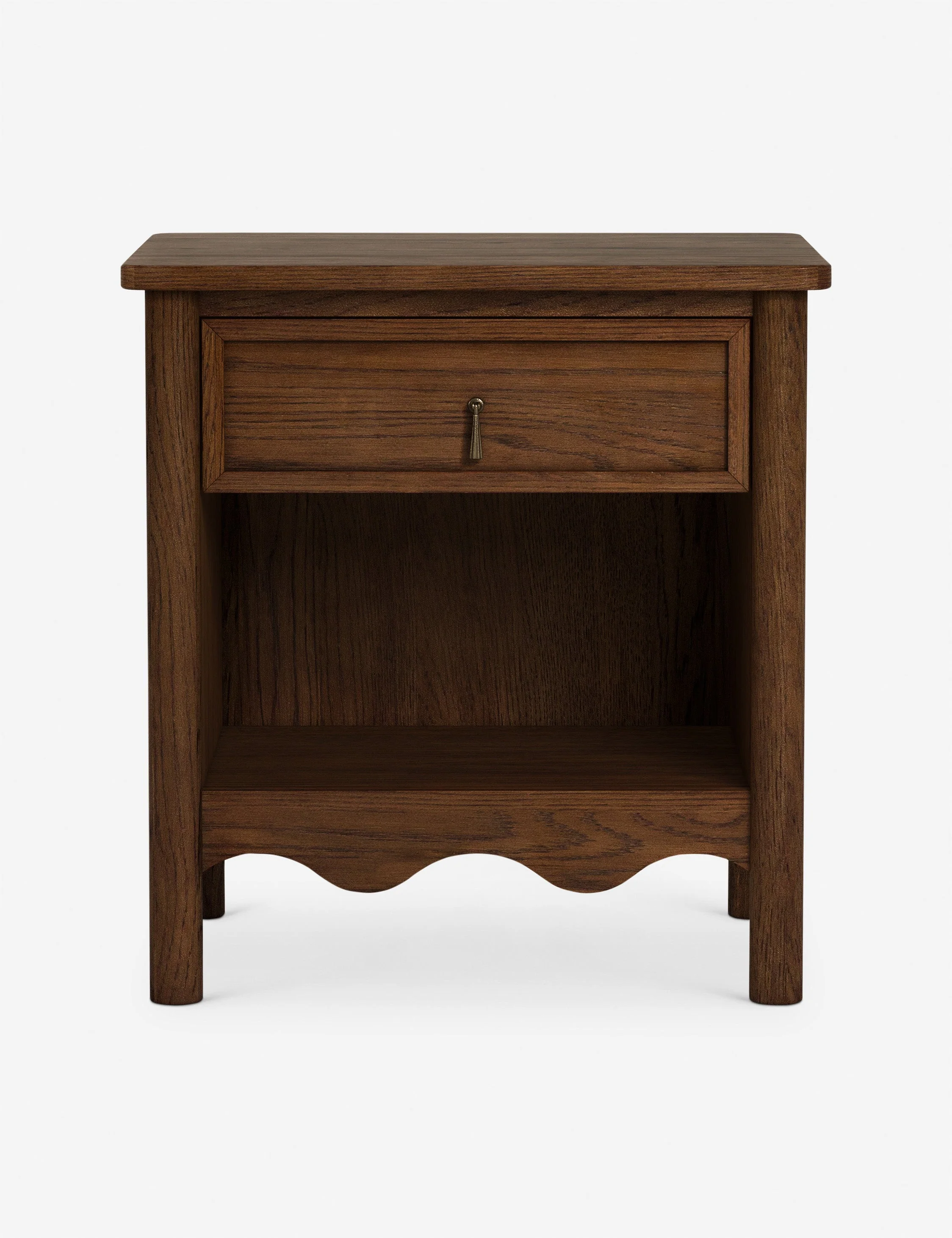Nightstand - pairs classic detailing with a softly tailored silhouette