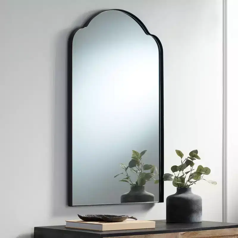 Oil-Rubbed Bronze 22 x 36 Arch Top Wall Mirror
