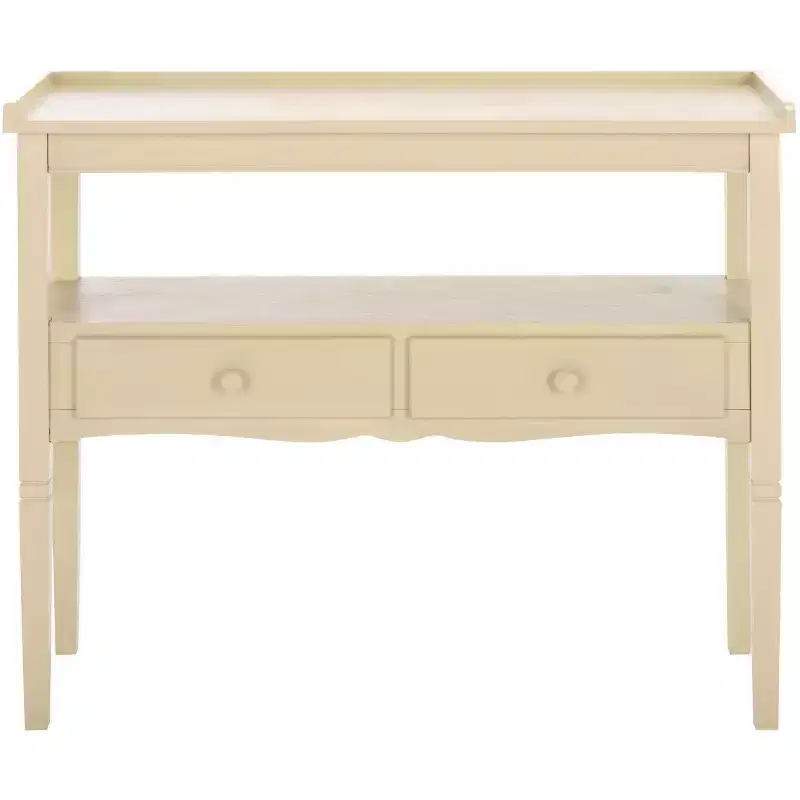 1 Drawer Console Table, Beige