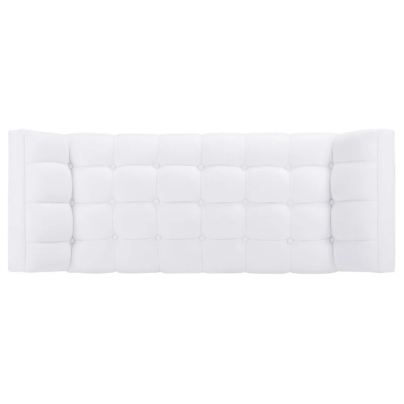 SAFAVIEH Couture Mlfrid Tufted Bench - 53.2 W x 20.9 L x 20.9 H - 53Wx21Dx21H