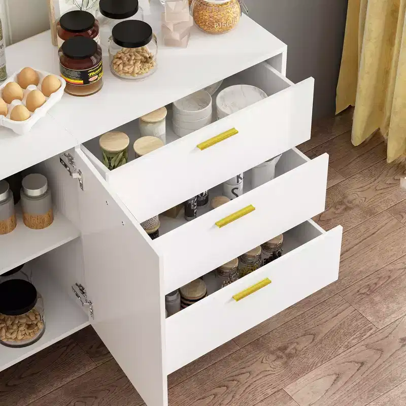Famapy Modern White Dresser with Drawers - Versatile Furniture