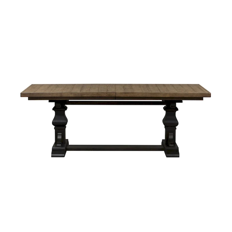 Harvest Home Chalkboard 5 Piece Trestle Table Set