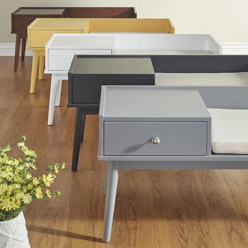 Niklas 1-drawer Cushioned Entryway Bench iNSPIRE Q Modern