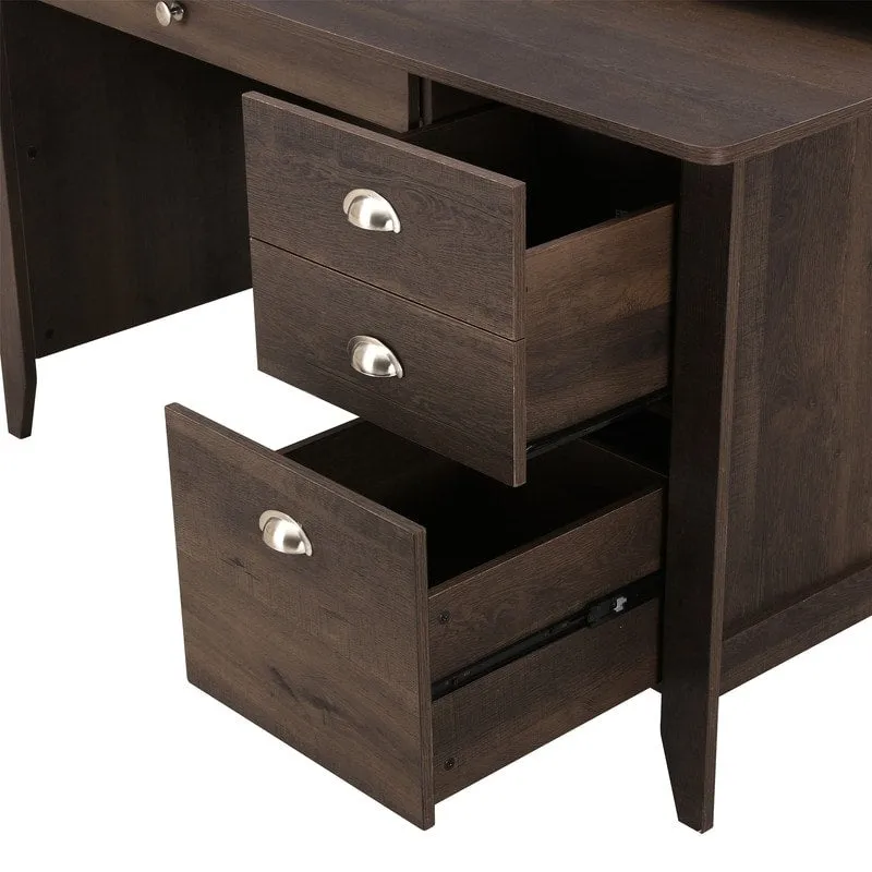 53 Wide Home Office Writing Desk With Hutch