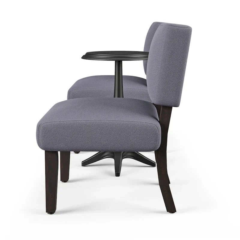 Kyer Transitional Grey Wood 3-piece Table with Chair Set by Furniture of America
