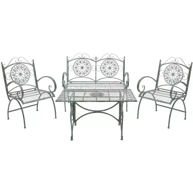 Sophie 4 Piece Patio Set - Indoor/Outdoor - PAT5001 - Safavieh
