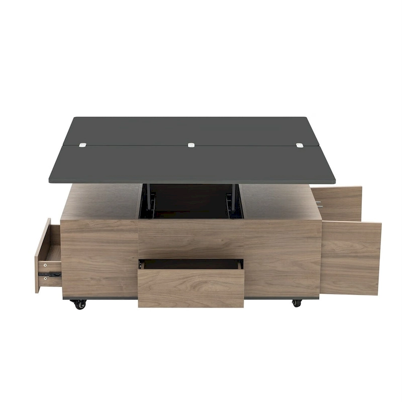 Merax Modern Lift Top Coffee Table Multifunctional Table