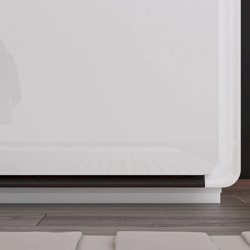 LED Nightstand White Modern Nightstand LED Night Stand Bedside Table