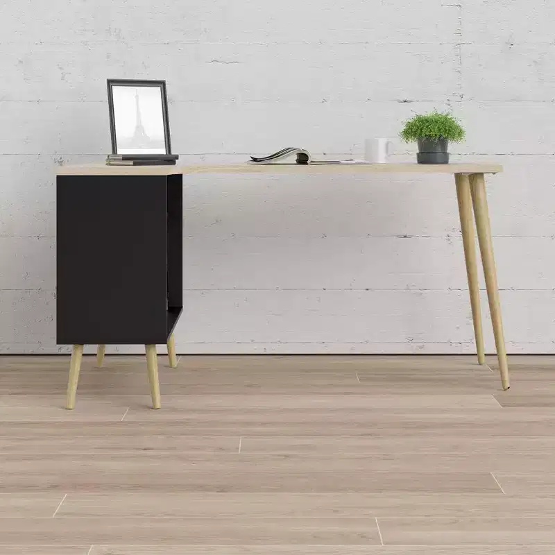 Tvilum, Diana 2 Drawer, 3 Shelf Desk