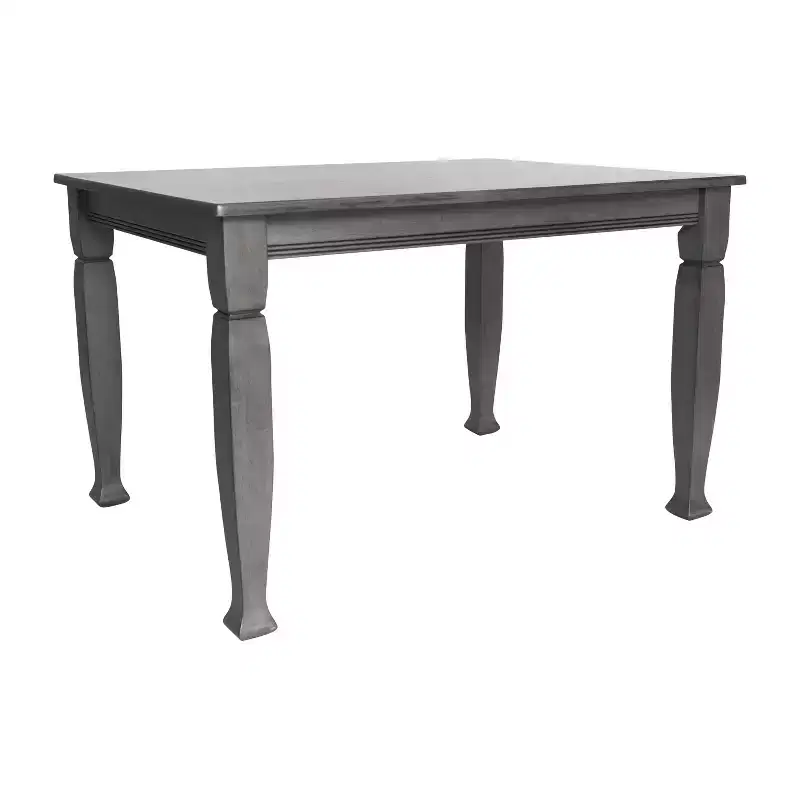 Merrick Lane Wooden Dining Table with Sculpted Legs