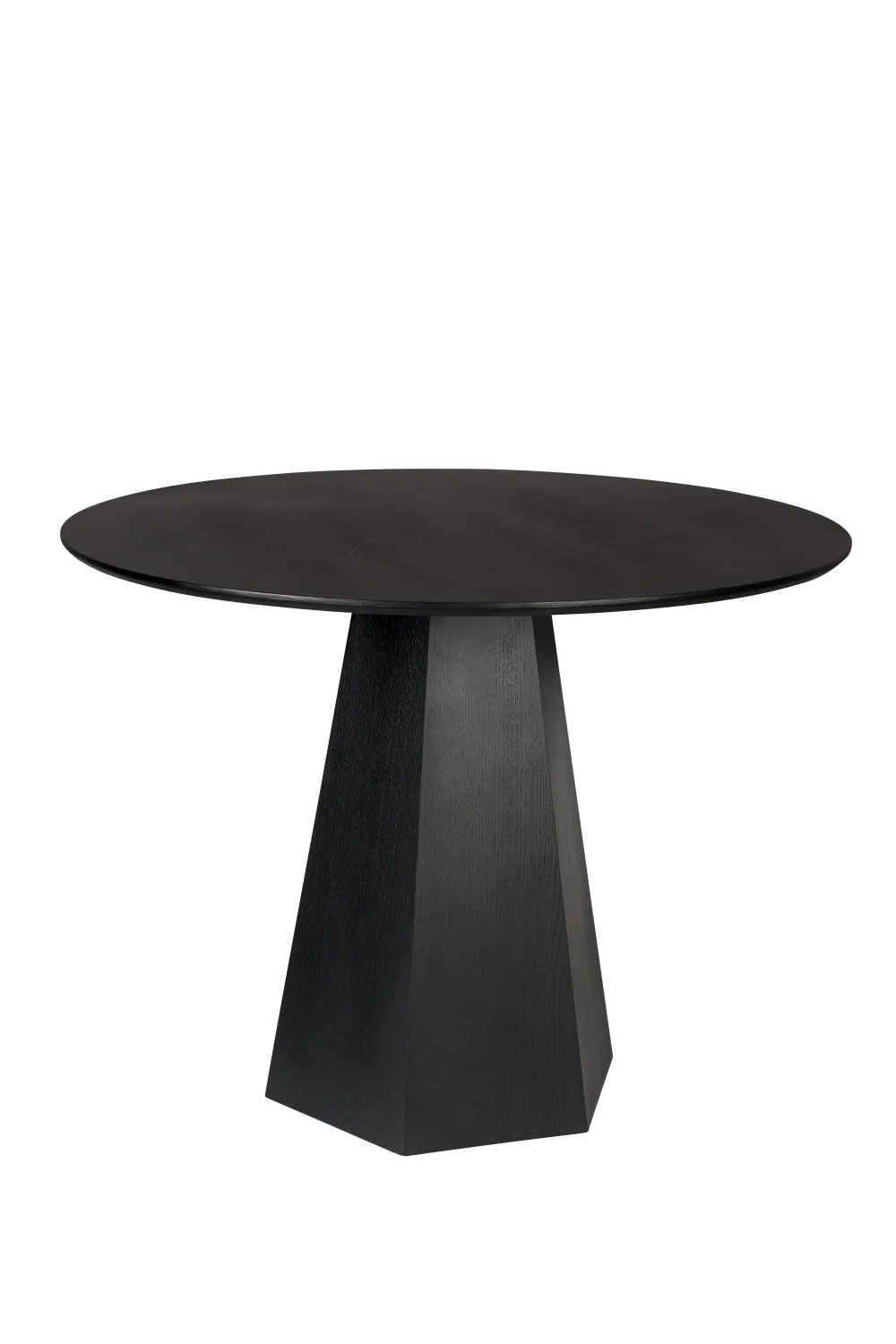 Round Black Dining Table
