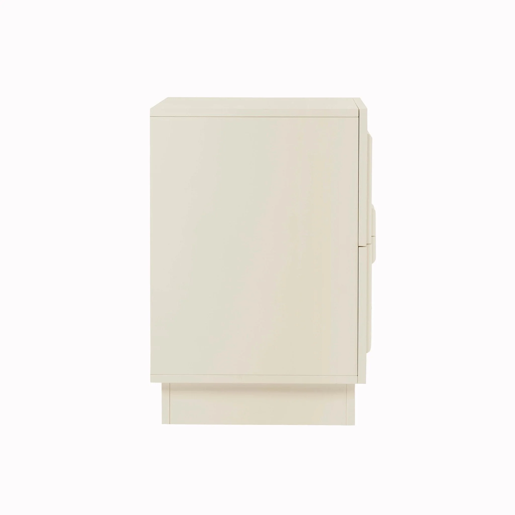 2 Drawer Bedside Table - Cream