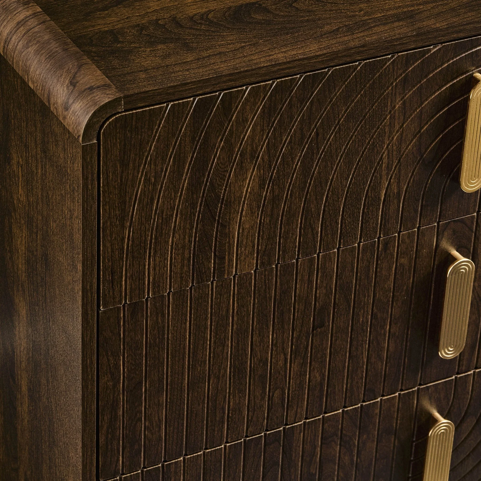 3 Drawer Chest - Walnut