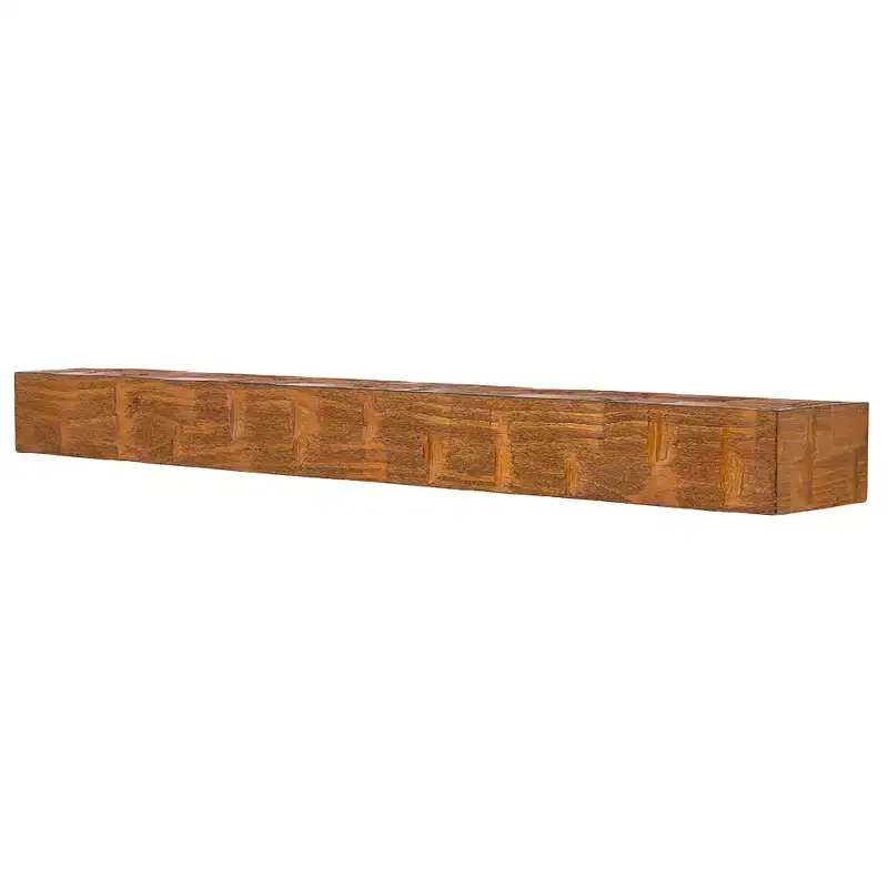 Country Living Bodie Floating Mantel Shelf with Distressed Reclaimed Accents