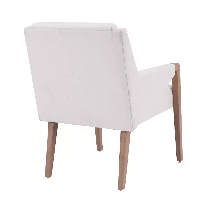 Christopher Knight Home Nattapong Modern Rubberwood Linen Upholstered Dining Chairs (Set of 2)