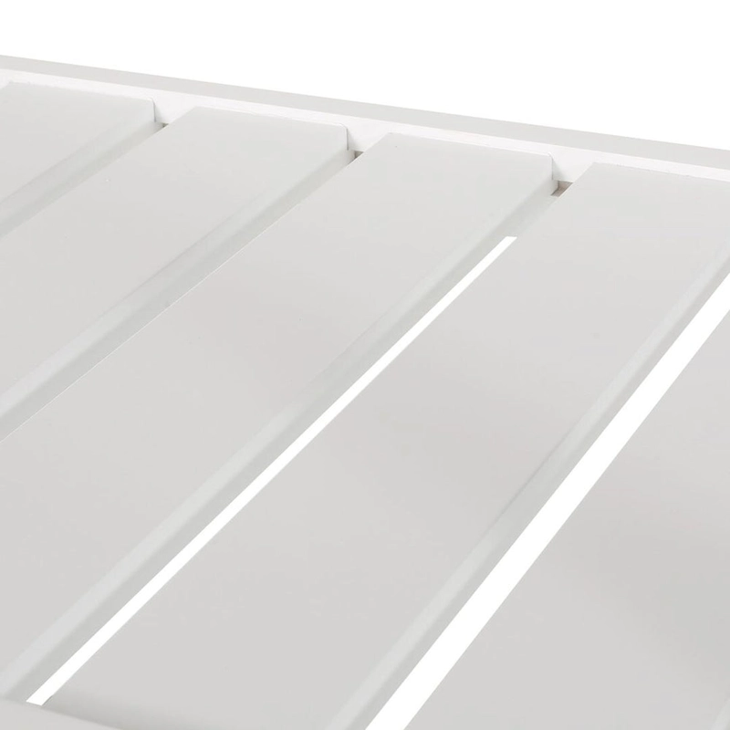 Modern White Wood Kitchen Cart with Wheels Drawers and Shelves by Christopher Knight Home
