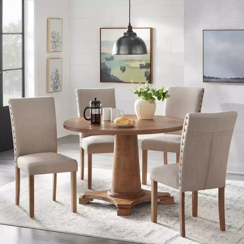 Buylateral Atwood Round Pedestal Base Dining