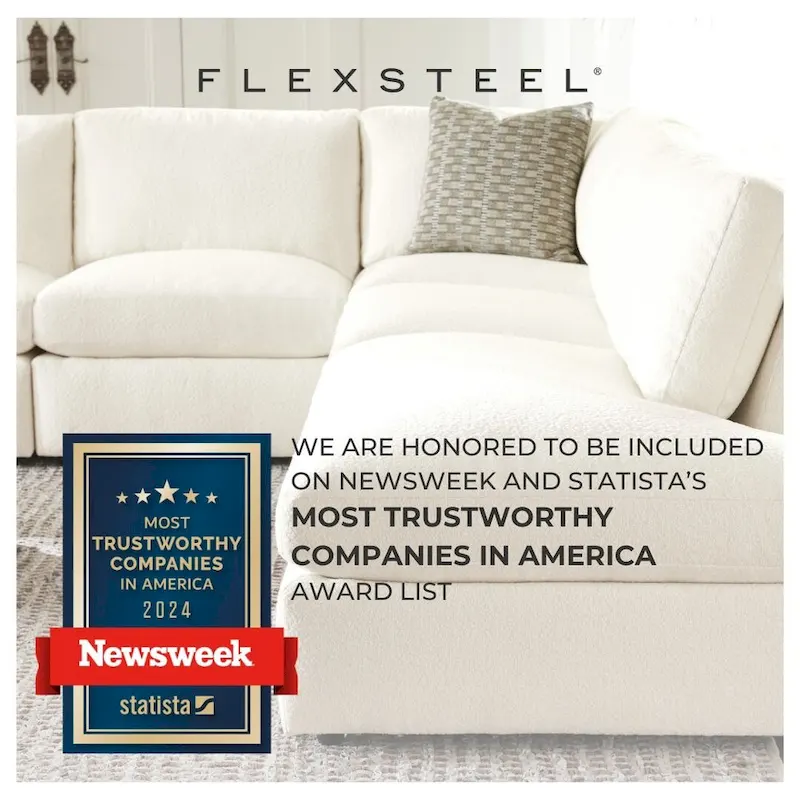 Plymouth Brown Wood Chairside Table by Flexsteel - 16 x 23 x 23