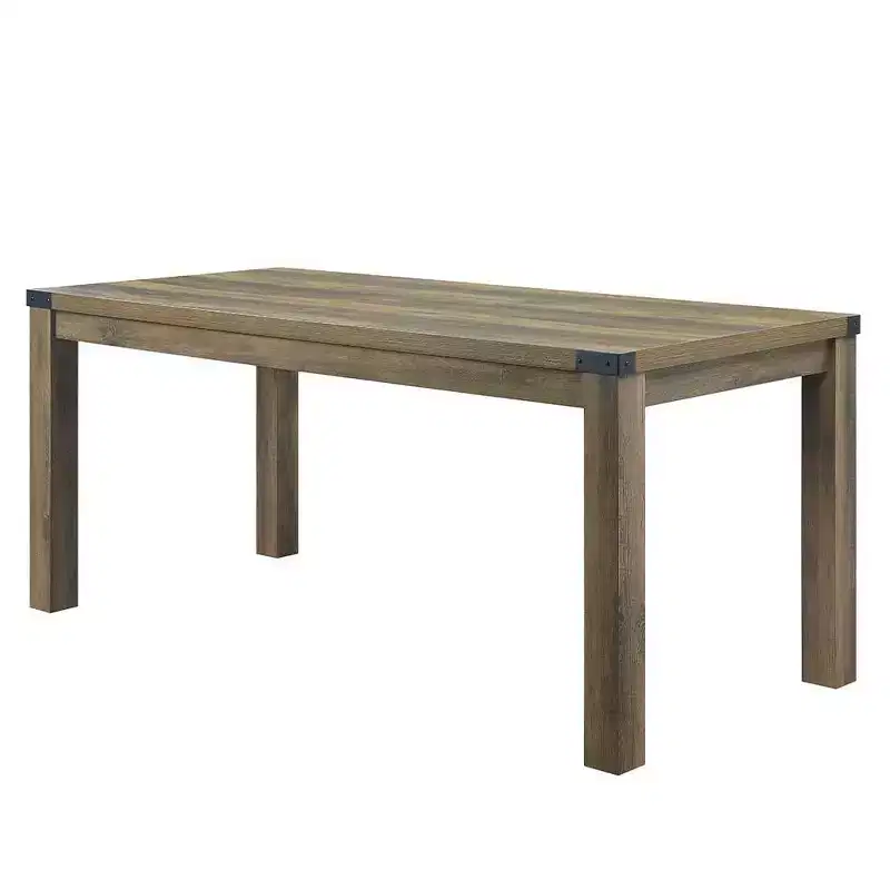 Abiram 71" Dining Tables Rustic Oak - Acme Furniture
