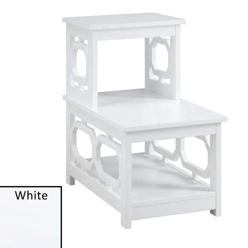 2-Tier L-Shaped End Table