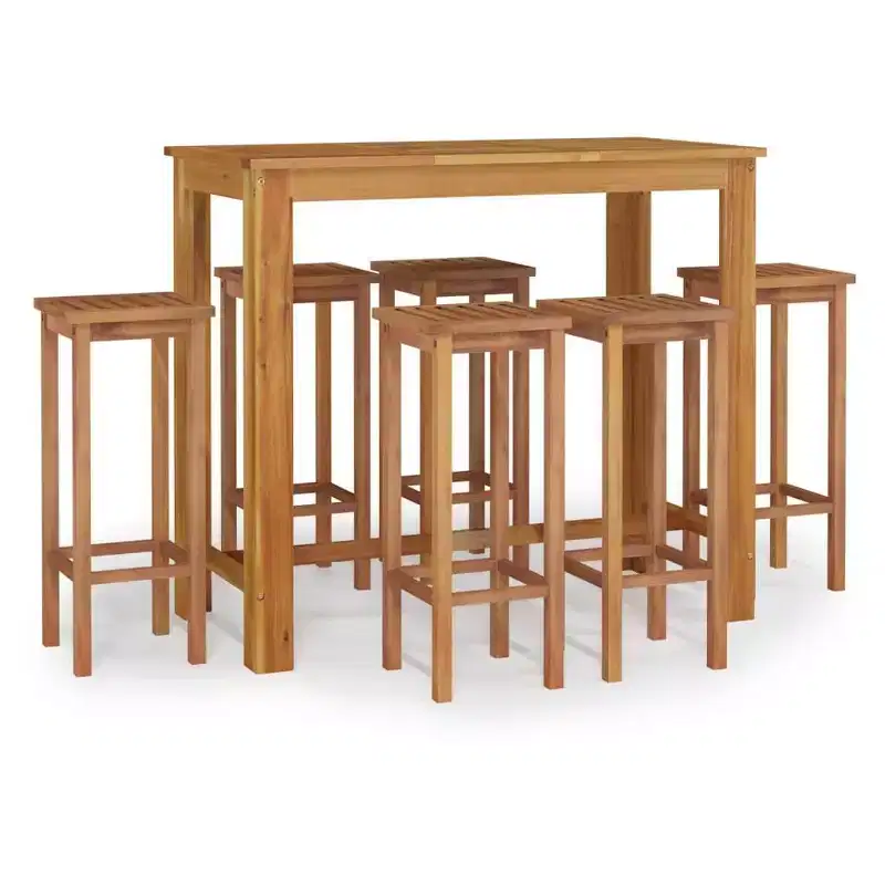 vidaXL Garden Bar Set Solid Acacia wood Durable Garden Bar Set