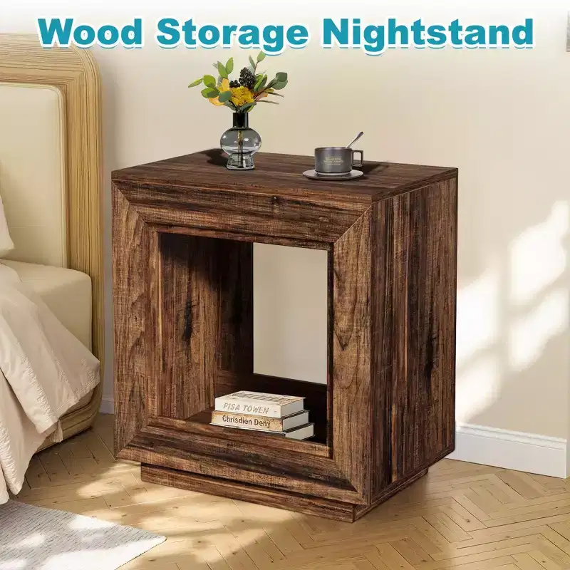 Particle Board End Table 25.6''H x 23.62''W x 15.75''D