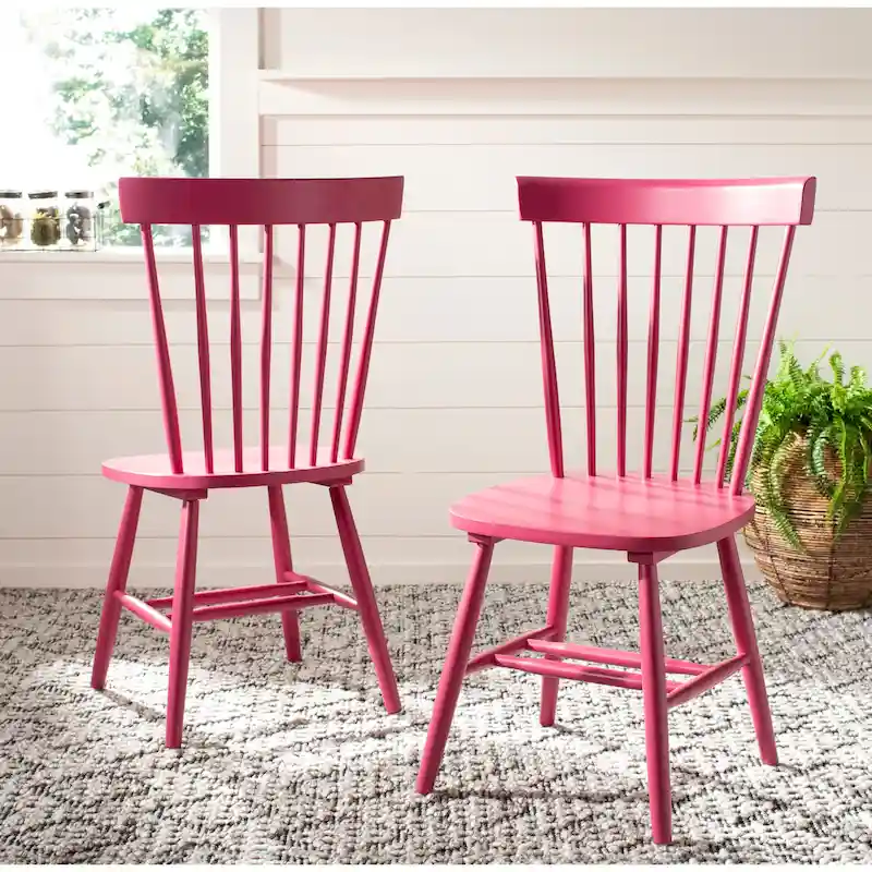 Spindle Back Farmhouse Dining Chair (Set of 2) - 21W x 21D x 36H